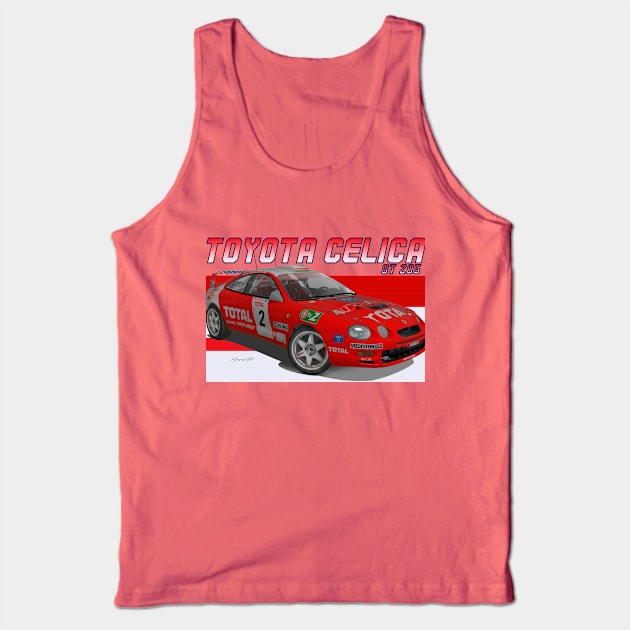 Toyota Celica ST205 Tank Top by PjesusArt